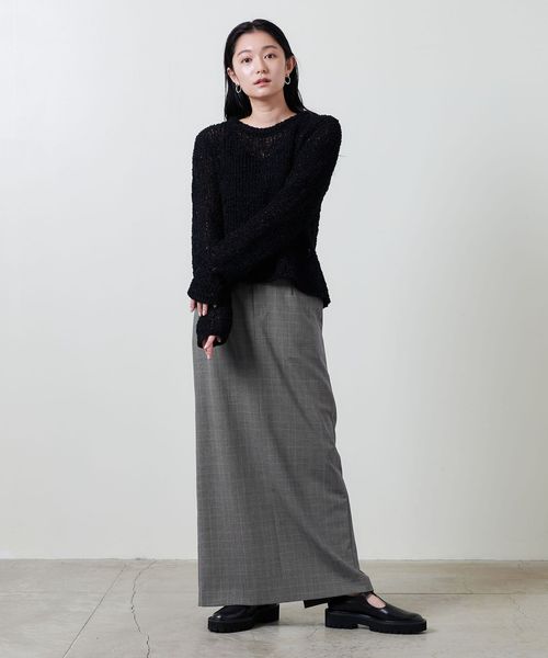 MARW UNITED ARROWS＞トロピカル ロング タイトスカート