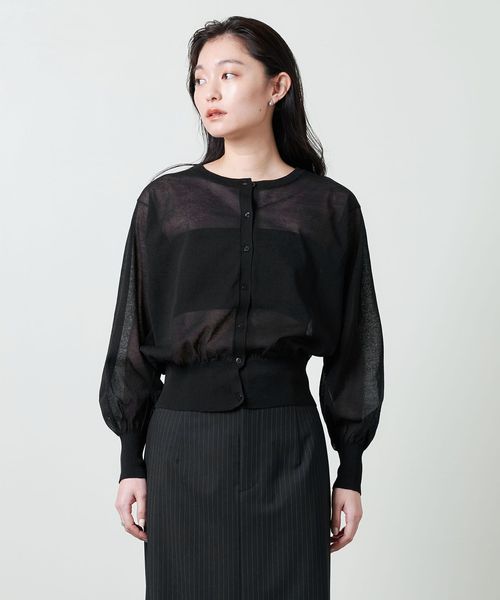 ニット セーター 「MARW UNITED ARROWS」シアー 2WAY カーディガン レディース MARW UNITED ARROWS ニット セーター 「MARW ARROWS」シアー