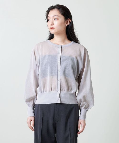 MARW UNITED ARROWS＞シアー 2WAY カーディガン