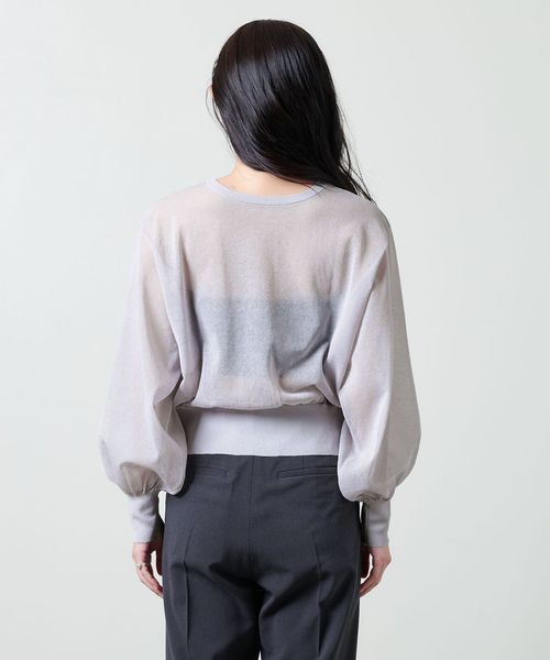 MARW UNITED ARROWS＞シアー 2WAY カーディガン