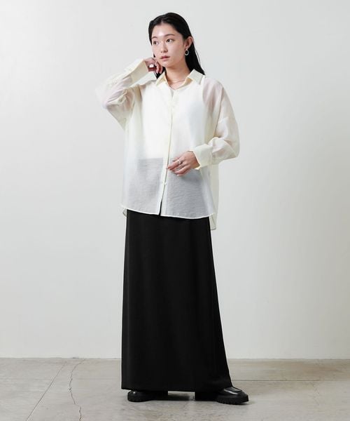 MARW ホワイト ロングスカート 36 MARW UNITED ARROWS 「MARW ARROWS」 ロングスカート 36