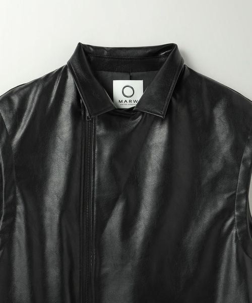 ベスト ジレ 「MARW UNITED ARROWS」レザーライク ベスト レディース MARW UNITED ARROWS ベスト ジレ 「MARW ARROWS」レザーライク