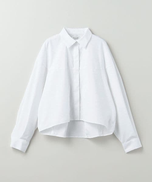 UNITED ARROWS ブラック　バルーンスリーブショート丈シャツ MARW UNITED ARROWS（マルゥ ユナイテッドアローズ）の「＜MARW