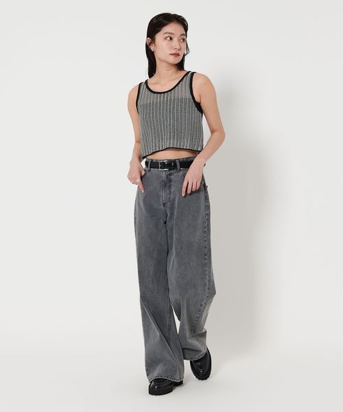 MARW UNITED ARROWS＞ミックス ニット タンクトップ