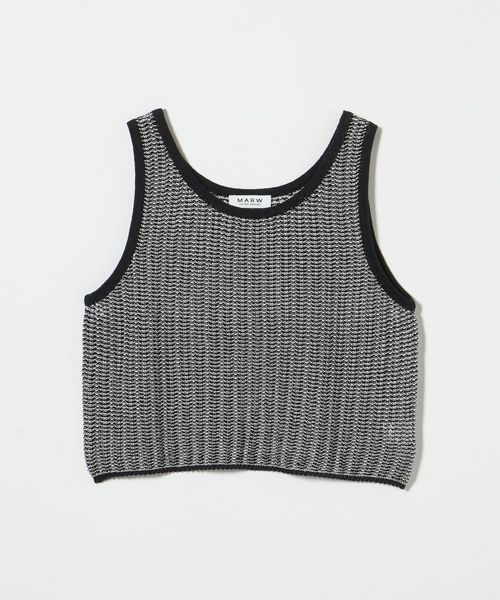 MARW UNITED ARROWS＞ミックス ニット タンクトップ
