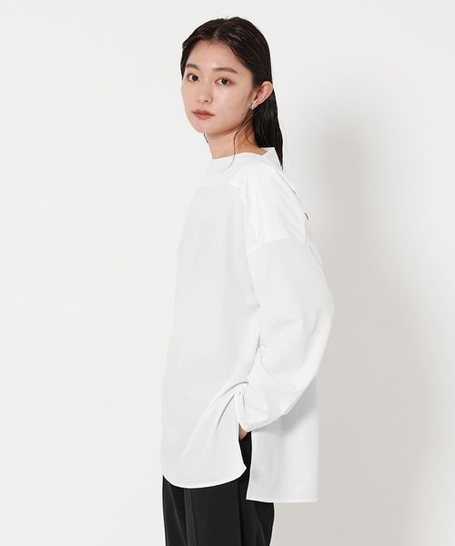 MARW UNITED ARROWS＞ボートネック ブラウス ‐UVカット‐