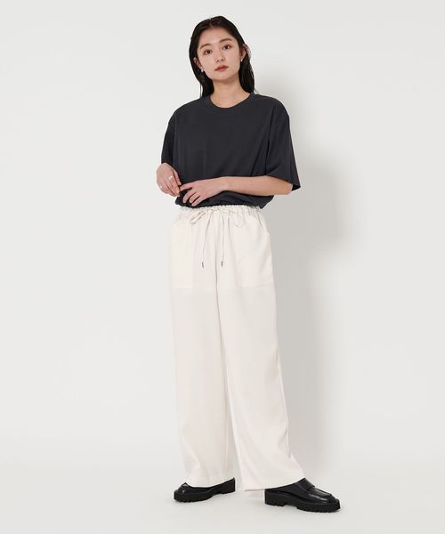 未使用*UNITED ARROWS UWSC W/N イージーパンツホワイト