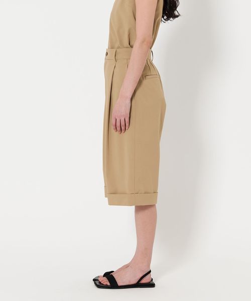 マルゥ　ユナイテッドアローズ　タック　ショートパンツ　ブラック UNITED ARROWS｜<MARW UNITED ARROWS>タック ショートパンツ
