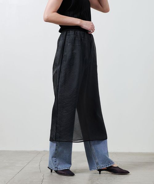 MARW UNITED ARROWS＞シアー オーガンジー スカート