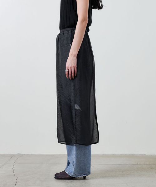 MARW UNITED ARROWS＞シアー オーガンジー スカート