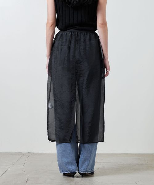 MARW UNITED ARROWS＞シアー オーガンジー スカート