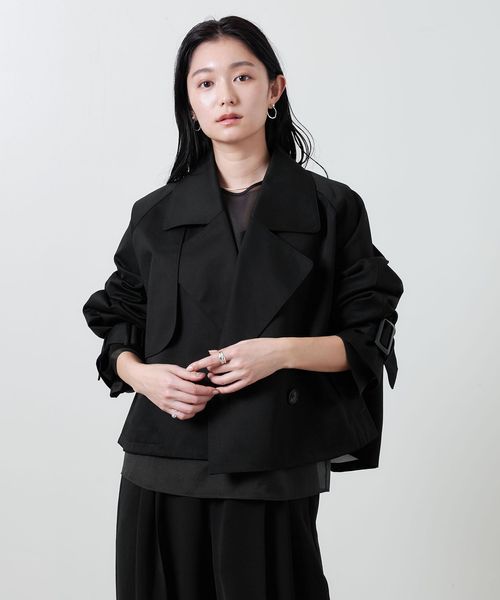【新品未使用】MARW UNITED ARROWSショート トレンチコート 38 MARW UNITED ARROWS＞ショート トレンチコート