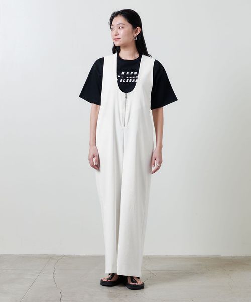 試着のみMARW UNITED ARROWS・ オールインワン MARW UNITED ARROWS＞フロントジップ オールインワン