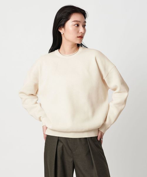 MARW UNITED ARROWS＞クルーネック ロングスリーブ ニット