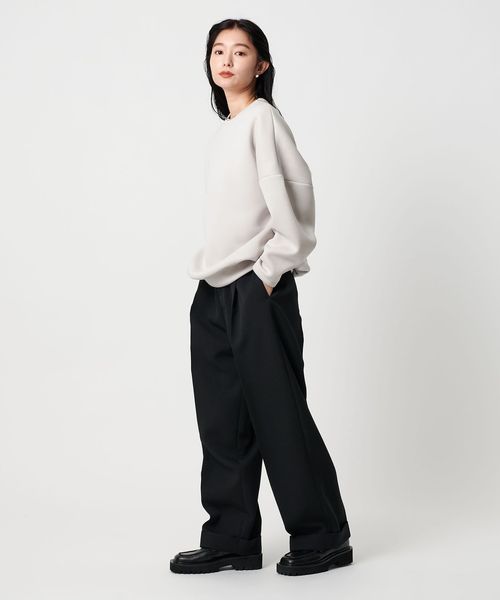 MARW UNITED ARROWS＞ダブルクロス タック パンツ
