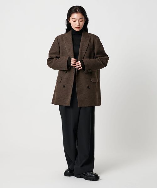 MARW ブラックオーバーサイズジャケット MARW UNITED ARROWS＞オーバー ダブル ジャケット