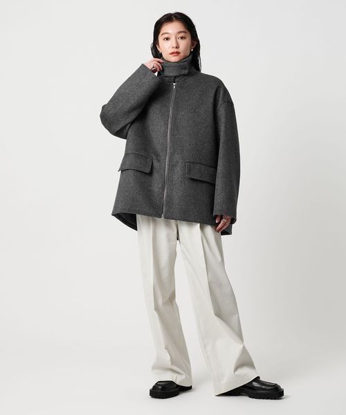 美品♡MARW UNITED ARROWS コクーンミドルコート MARW UNITED ARROWS＞リバー ミドル丈 コート