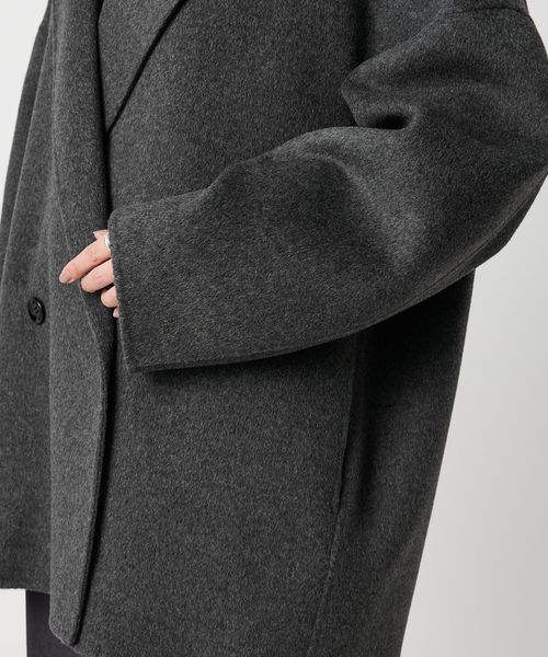MARW UNITED ARROWS＞リバー ミドル丈 コート