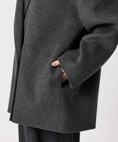 MARW UNITED ARROWS＞リバー ミドル丈 コート