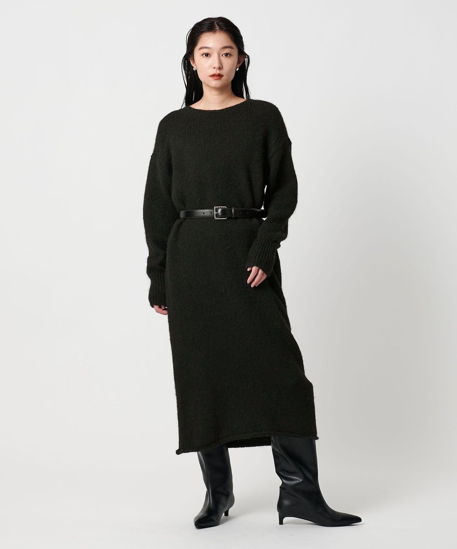 MARW UNITED ARROWS＞ロング ニット ワンピース