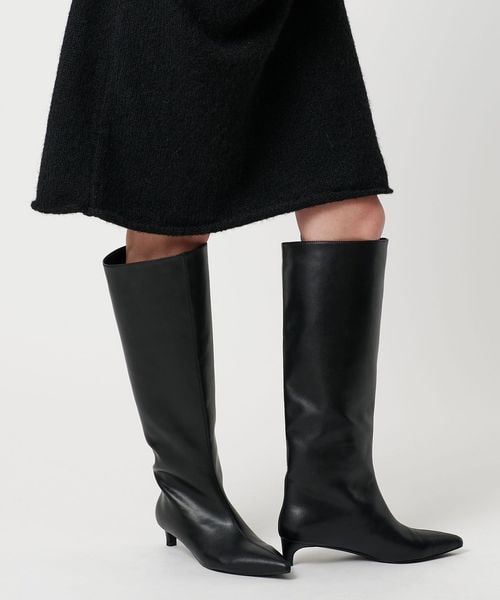 MARW UNITED ARROWS＋ODETTE E ODILE＞ポインテッド ロング ブーツ
