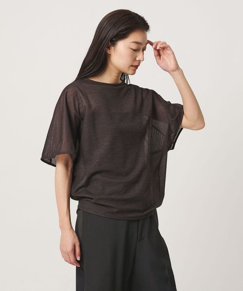 MARW UNITED ARROWS/＜MARW UNITED ARROWS＞リネンライク シアー プルオーバー/Tシャツ / カットソー