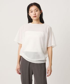 MARW UNITED ARROWS/＜MARW UNITED ARROWS＞リネンライク シアー プルオーバー/Tシャツ / カットソー