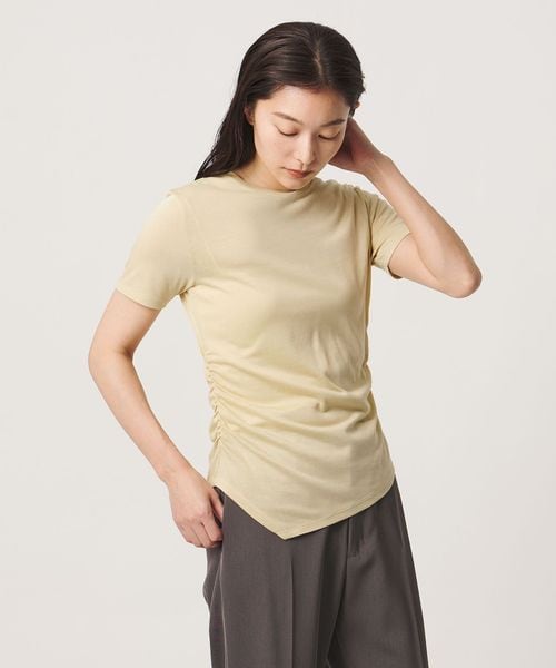 MARW UNITED ARROWS/＜MARW UNITED ARROWS＞サイド ギャザー プルオーバー/Tシャツ / カットソー