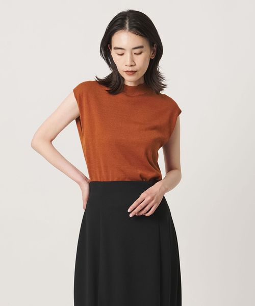 MARW UNITED ARROWS/＜MARW UNITED ARROWS＞ハイネック フレンチスリーブ ニット/ニット / セーター