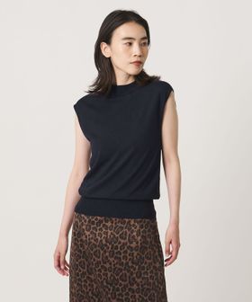 MARW UNITED ARROWS/＜MARW UNITED ARROWS＞ハイネック フレンチスリーブ ニット/ニット / セーター