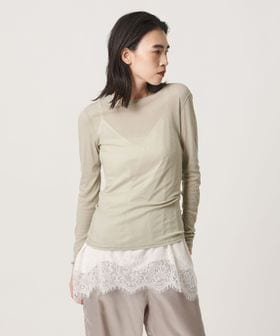 MARW UNITED ARROWS/＜MARW UNITED ARROWS＞シアー ロングスリーブ カットソー/Tシャツ / カットソー