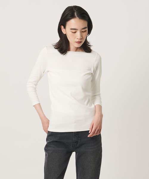 MARW UNITED ARROWS/＜MARW UNITED ARROWS＞ボートネック 7分袖 カットソー/Tシャツ / カットソー