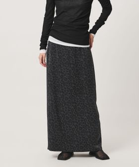 MARW UNITED ARROWS/＜MARW UNITED ARROWS＞レオパード プリント タイトスカート/ミモレ / ロング