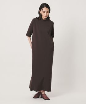 MARW UNITED ARROWS/＜MARW UNITED ARROWS＞ハイネック 5分袖 ロングワンピース/ワンピース