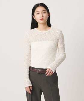 MARW UNITED ARROWS/＜MARW UNITED ARROWS＞レース シャーリング プルオーバー/Tシャツ / カットソー
