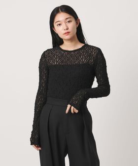MARW UNITED ARROWS/＜MARW UNITED ARROWS＞レース シャーリング プルオーバー/Tシャツ / カットソー