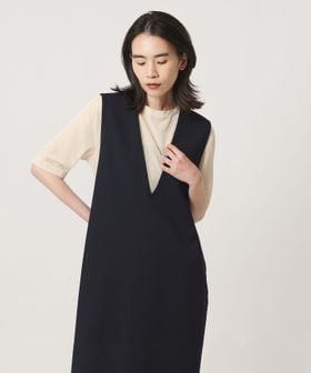 MARW UNITED ARROWS/＜MARW UNITED ARROWS＞シアー ベロア リブ ショートスリーブ トップス/Tシャツ / カットソー