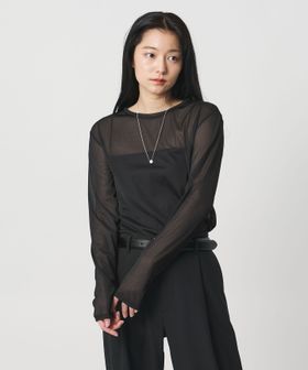 MARW UNITED ARROWS/＜MARW UNITED ARROWS＞シアー ロングスリーブ カットソー/Tシャツ / カットソー