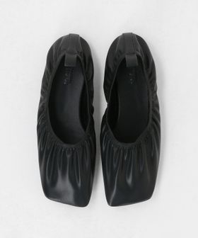 MARW UNITED ARROWS/＜MARW UNITED ARROWS＋ODETTE E ODILE＞ギャザー スクエア フラットシューズ/フラットシューズ