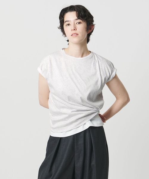 MARW UNITED ARROWS/＜MARW UNITED ARROWS＞フレンチスリーブ Tシャツ 汗ジミ防止/Tシャツ / カットソー