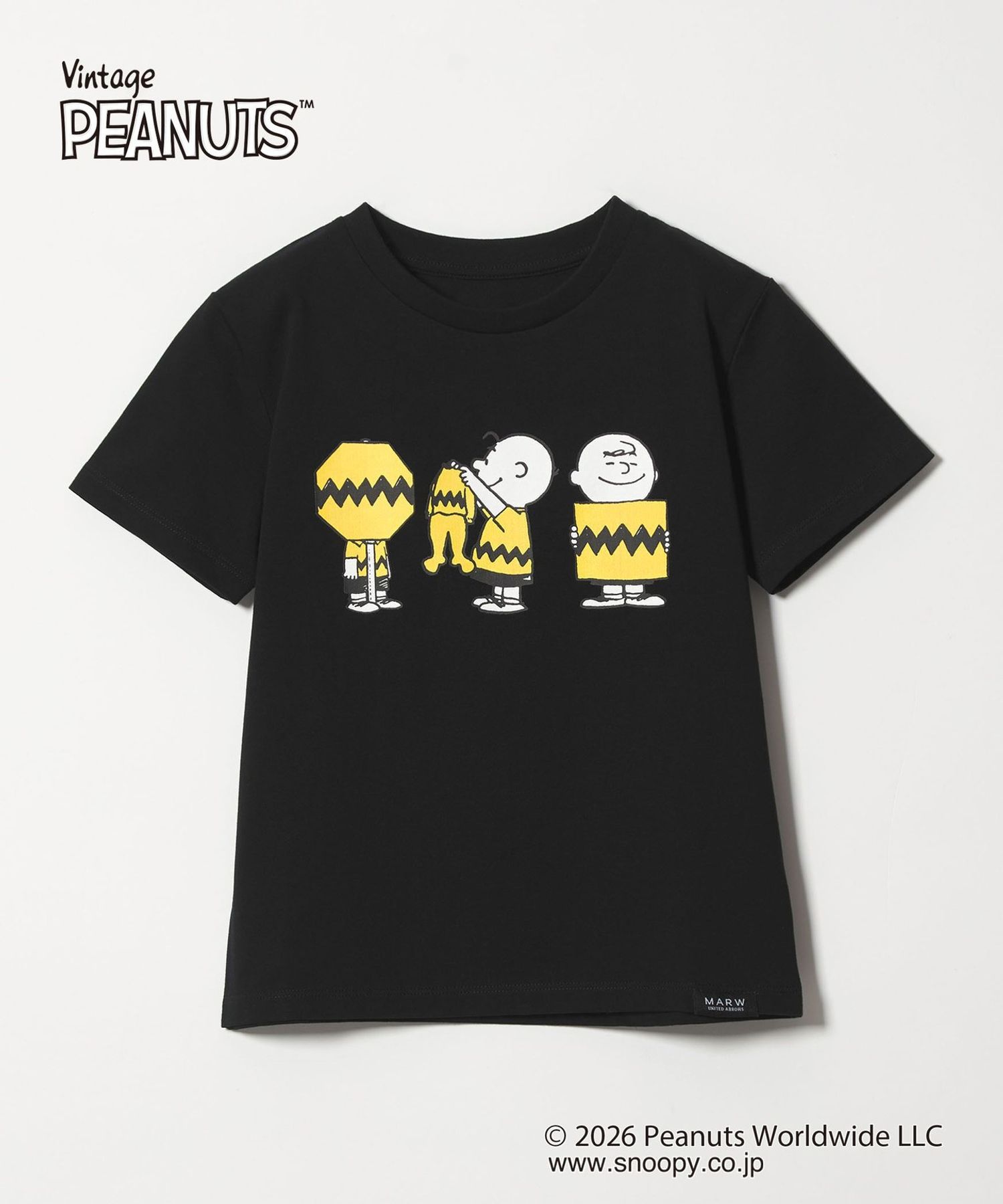 PEANUTS×MARW UNITED ARROWS＞SNOOPY KIDS Tシャツ2