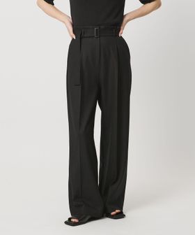 MARW UNITED ARROWS/＜MARW UNITED ARROWS＞ベルト付き タック ストレート パンツ/スラックス