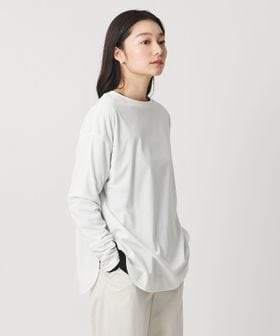 MARW UNITED ARROWS/＜MARW UNITED ARROWS＞ラウンドヘム ロングスリーブ カットソー UVカット/Tシャツ / カットソー