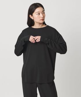 MARW UNITED ARROWS/＜MARW UNITED ARROWS＞ラウンドヘム ロングスリーブ カットソー UVカット/Tシャツ / カットソー