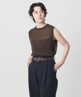 MARW UNITED ARROWS/＜MARW UNITED ARROWS＞シアー ノースリーブ ニット/ニット / セーター