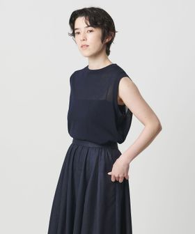 MARW UNITED ARROWS/＜MARW UNITED ARROWS＞シアー ノースリーブ ニット/ニット / セーター