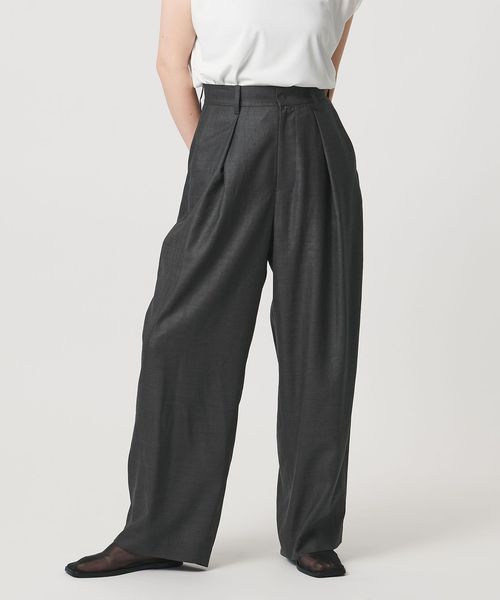 MARW UNITED ARROWS/＜MARW UNITED ARROWS＞タック テーパード パンツ UVカット・接触冷感/その他パンツ