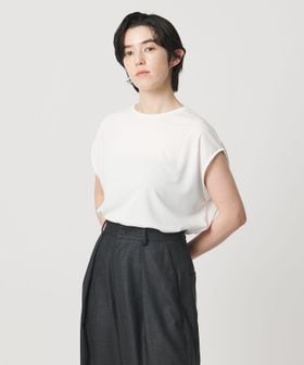 MARW UNITED ARROWS/＜MARW UNITED ARROWS＞ラウンドヘム フレンチスリーブ プルオーバー UVカット/Tシャツ / カットソー