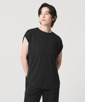 MARW UNITED ARROWS/＜MARW UNITED ARROWS＞ラウンドヘム フレンチスリーブ プルオーバー UVカット/Tシャツ / カットソー