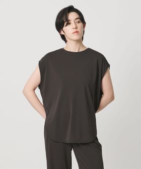 MARW UNITED ARROWS/＜MARW UNITED ARROWS＞ラウンドヘム フレンチスリーブ プルオーバー UVカット/Tシャツ / カットソー